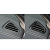 Real Carbon Fiber Car Accessories Dashboard Air Vent Decorative Cover Soft Sticker For BMW X5 F15 2014-2018 X6 F16 2015-