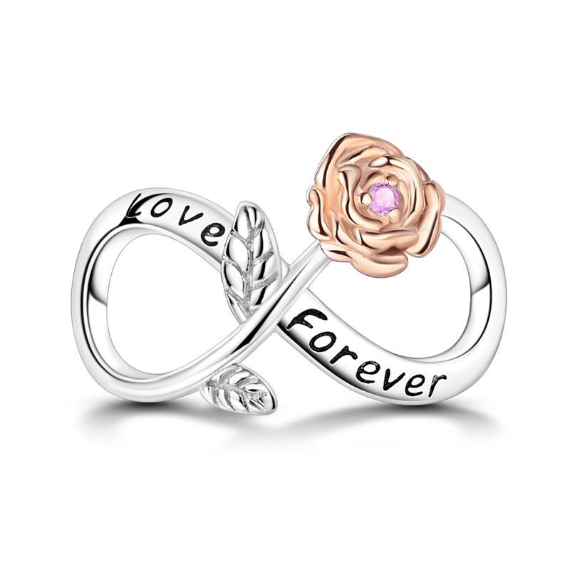 Copper Colorful Charms Bead Pink Red Color Dangle Cz Zircon Clasp Clip Charm Fit Original Mula Bracelet Diy Jewelry