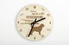 Otterhound - reloj con perro, reloj de madera con grabado, reloj personalizado por Art-Dog