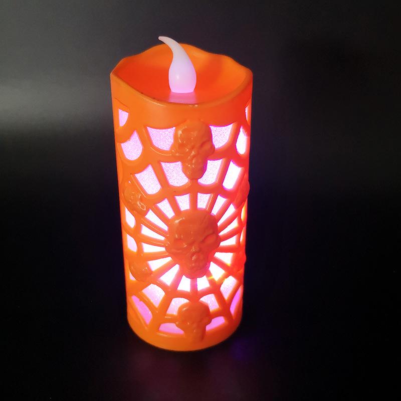Halloween Skull & Tombstone Lamp: Horror Decoration Prop