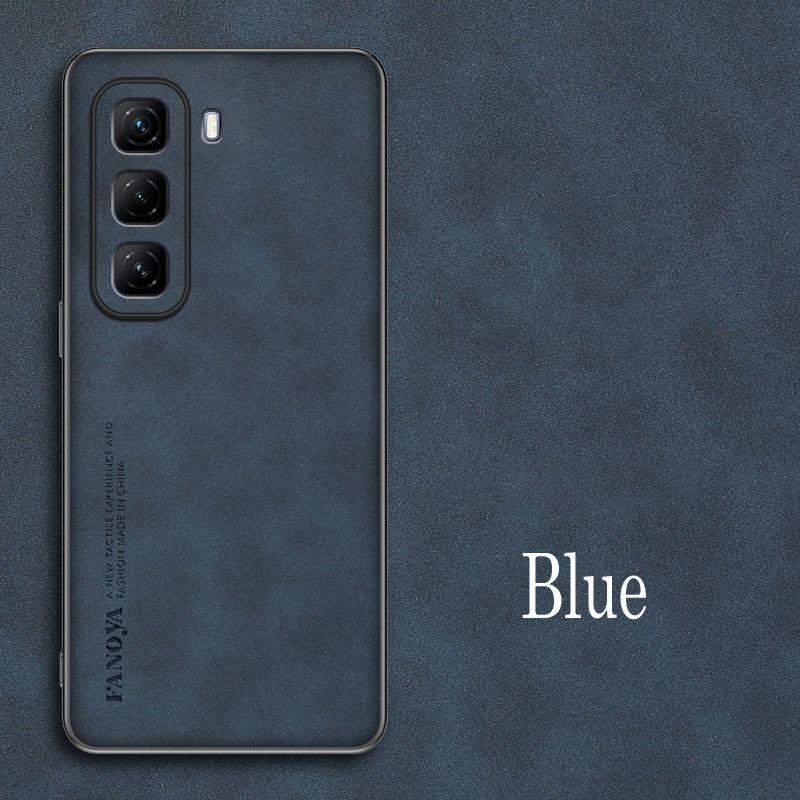 Luxury Sheepskin Leather Shockproof Silicone Case For Infinix Hot 50 40 Hot50 Hot40 Pro Plus 50i 40i HOT50I 4G Phone Case Cover