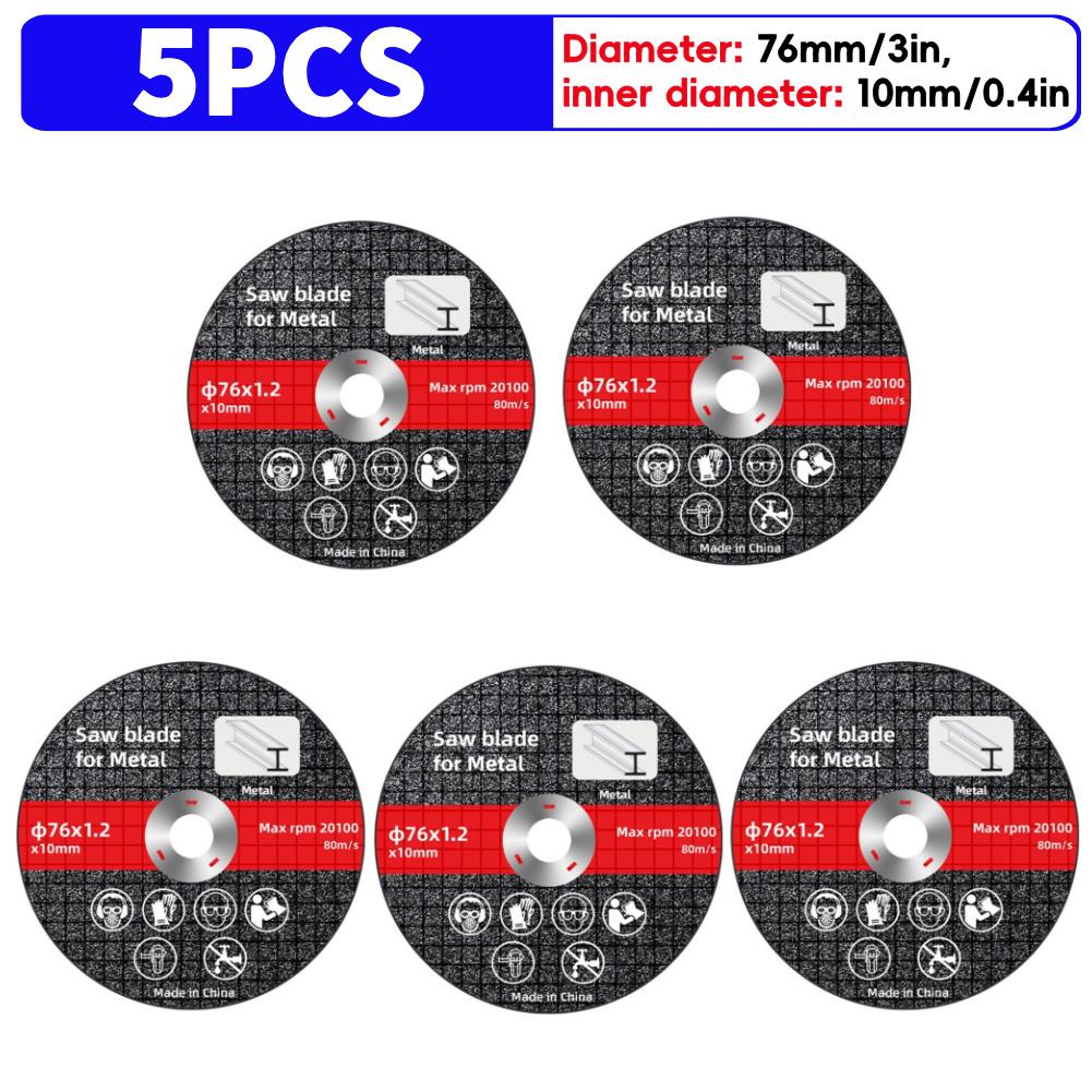 30-1Pcs 76mm Metal Cutting Discs Sanding Grinding Cut Off Circle Wheels Durable Saw Blades Discs for Electric Angle Grinder Part