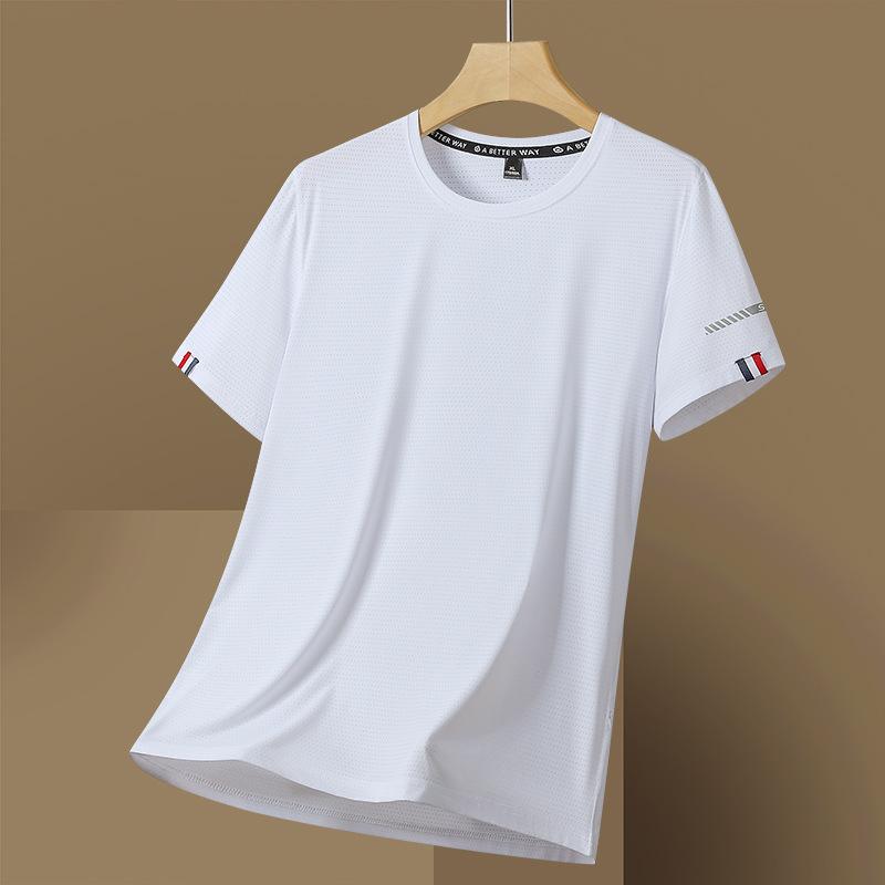 T-shirt casual da uomo a maniche corte Dm