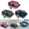 Cat Litter Box Kitten Toilet High Sided Travel Kitten Litter Pan Detachable Anti