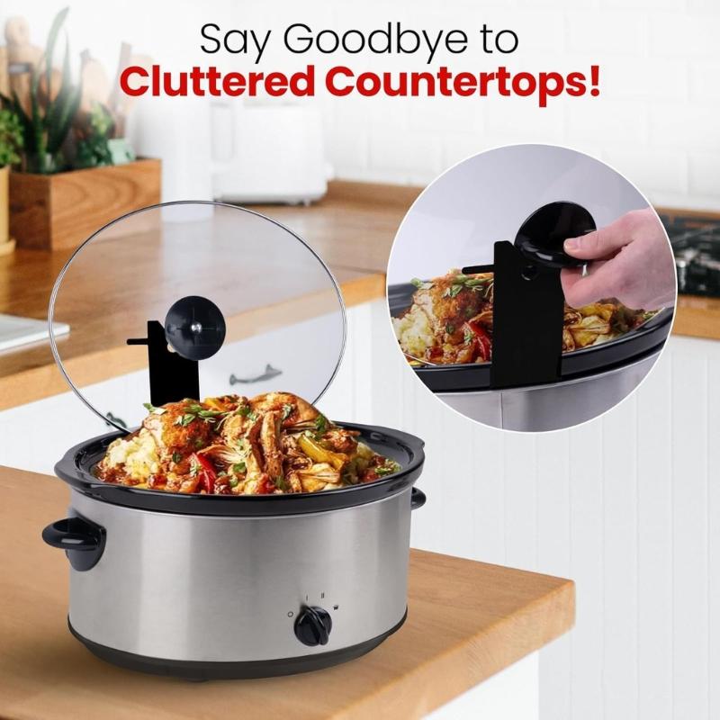 Pots Lid Rack Efficient Storage Rack Kitchen Drawer Storage Solution for Secure Drawer and Shelf Storage in Any Kitchen