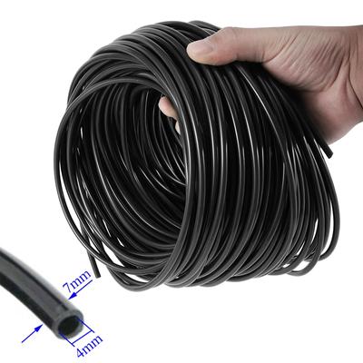 10/20/40M Garden Watering Hose 1/4" 4/7mm PVC Hose Micro Drip Irrigation Tubing Sprinkler Lawn Plants Flower Greenhouse Pipe