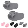 2PCS Fingerless Gym Grips Breathable Ergonomic Antislip Silicone Weight Lifting Grips for Workout Ex