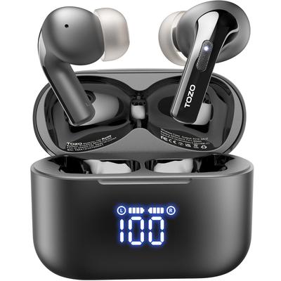 TOZO T20 Wireless Superior Sound LED Battery Level EQ Premium Dedicated App Touch Water Up To 48 Hours ENC Noise Wireless Fast Instant Bluetooth High