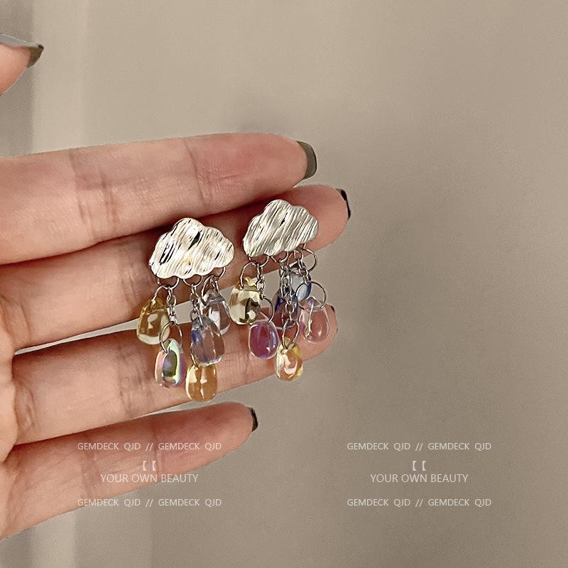 2024 Trendy Colorful Flower Stud Earrings for Women - Summer Fresh Design