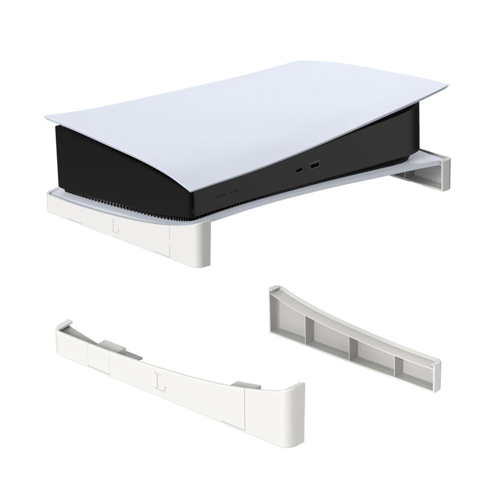 Horizontal Stand for PS5,with Anti-Slip Mads Base Stand Accessories Space Saving for Playstation 5 Slim Disc & Digital Edition