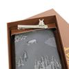 Tie Tie Bar Box Set the Pooh Pattern x Hiyokkori Tie [Disney] & (Winnie One-Point Bar)