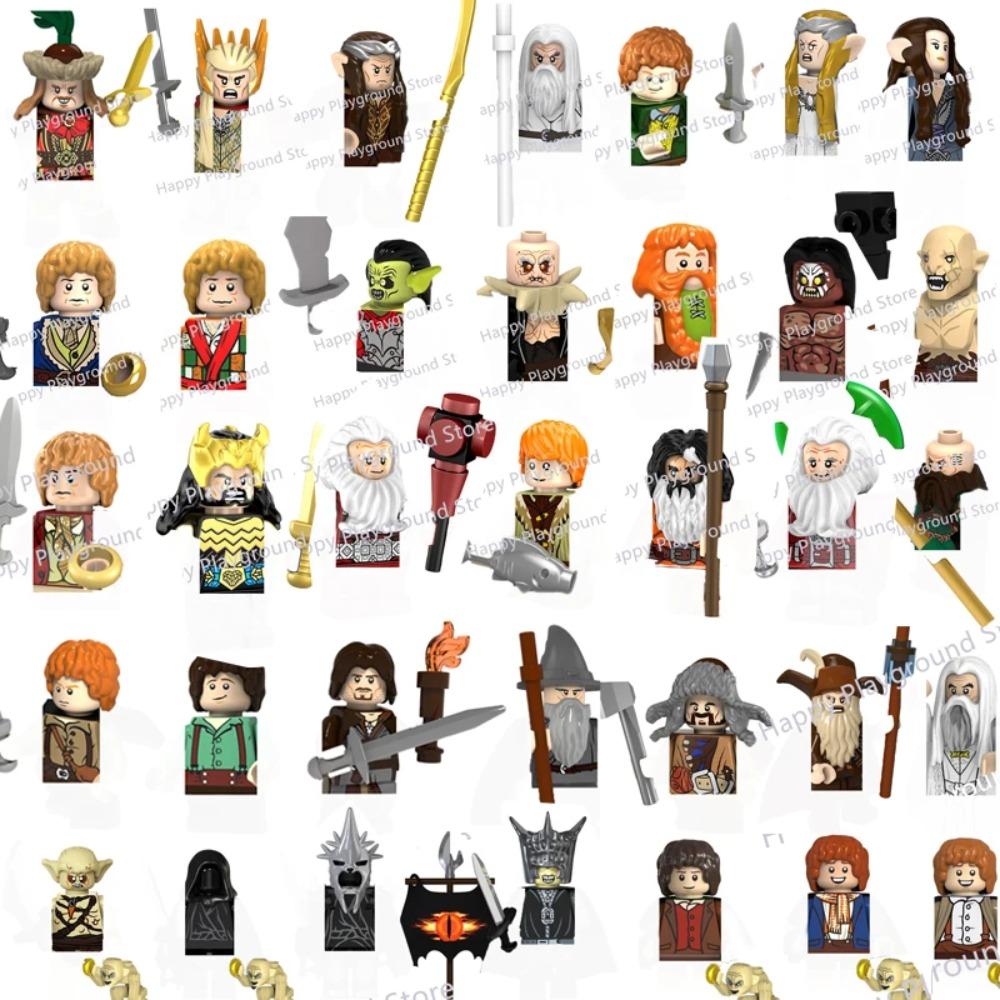 New Lord Rings Mini Figure Model Elves Orcs Army Gandalf Saruman Game Thrones Action Figure Building Blocks Kids Toys Gifts