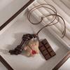 Autumn And Winter Cartoon Plush Cute Doll Chocolate Necklace, Light Luxury High Sense Fashion Personality Temperament Sweater Chain