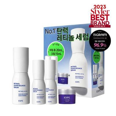 Retinol Super Bounce Serum 30ml+20ml Special (+Stem 3 Cream 15ml), Korean Celebrity Cosmetics