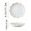 De'ou Starry Kiln-Glazed Ceramic Flower Dish Set