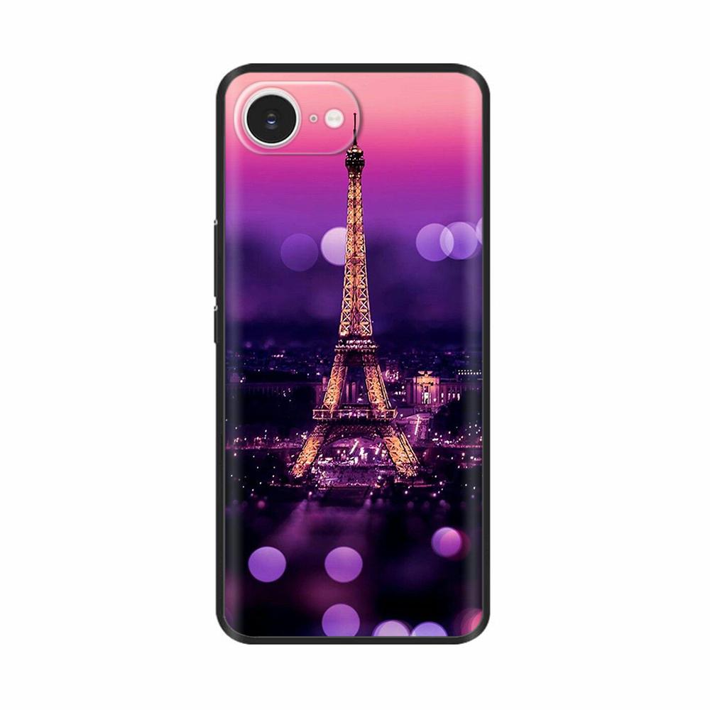Luxus Silikon Hülle Für iPhone 16e SE 2025 Rückabdeckung auf Für Apple SE4 iPhone 16E A3409 Handy Hüllen Blumen Bemalte Hüllen Schale