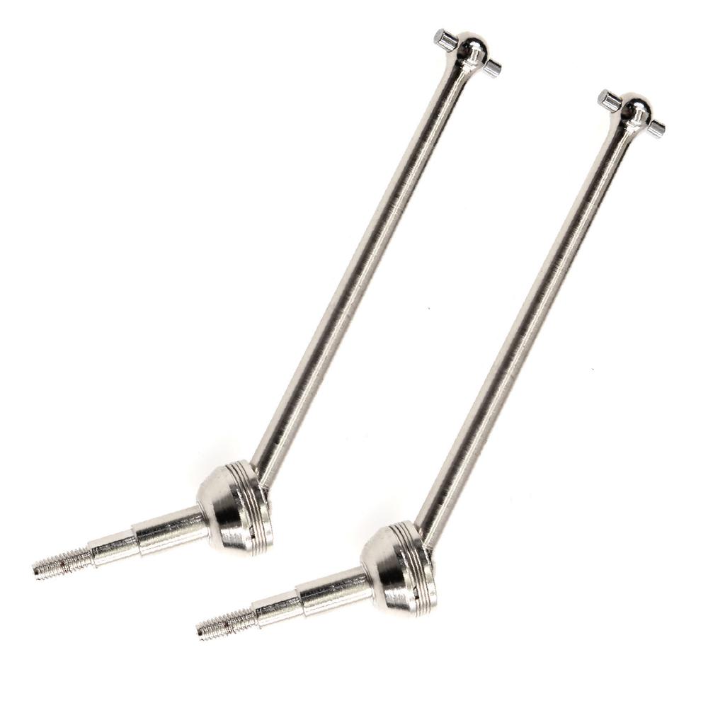 MJX Hyper Go 10208 2pcs Metal Drive Shaft CVD Driveshaft Upgrade Parts for 1/10 RC Car 10410B Accessories