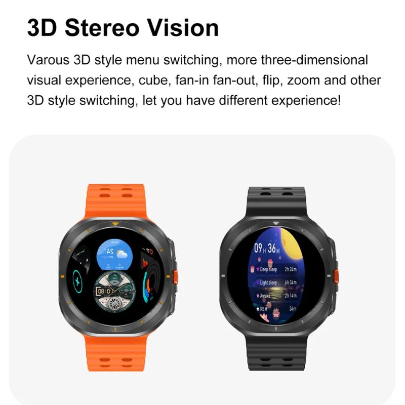2025 Nuovo Smartwatch Orologio 7 uomo donna Sport Outdoor Bussola Chiamata Bluetooth 32GB NFC Frequenza Cardiaca Meteo Per Samsung Smartwatch