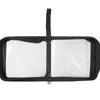Portable CD DVD Case- 40 Capacity Mercerized Fabric CD Storage Bag Holder with Zipper for Home Car CD DVD Box Bags