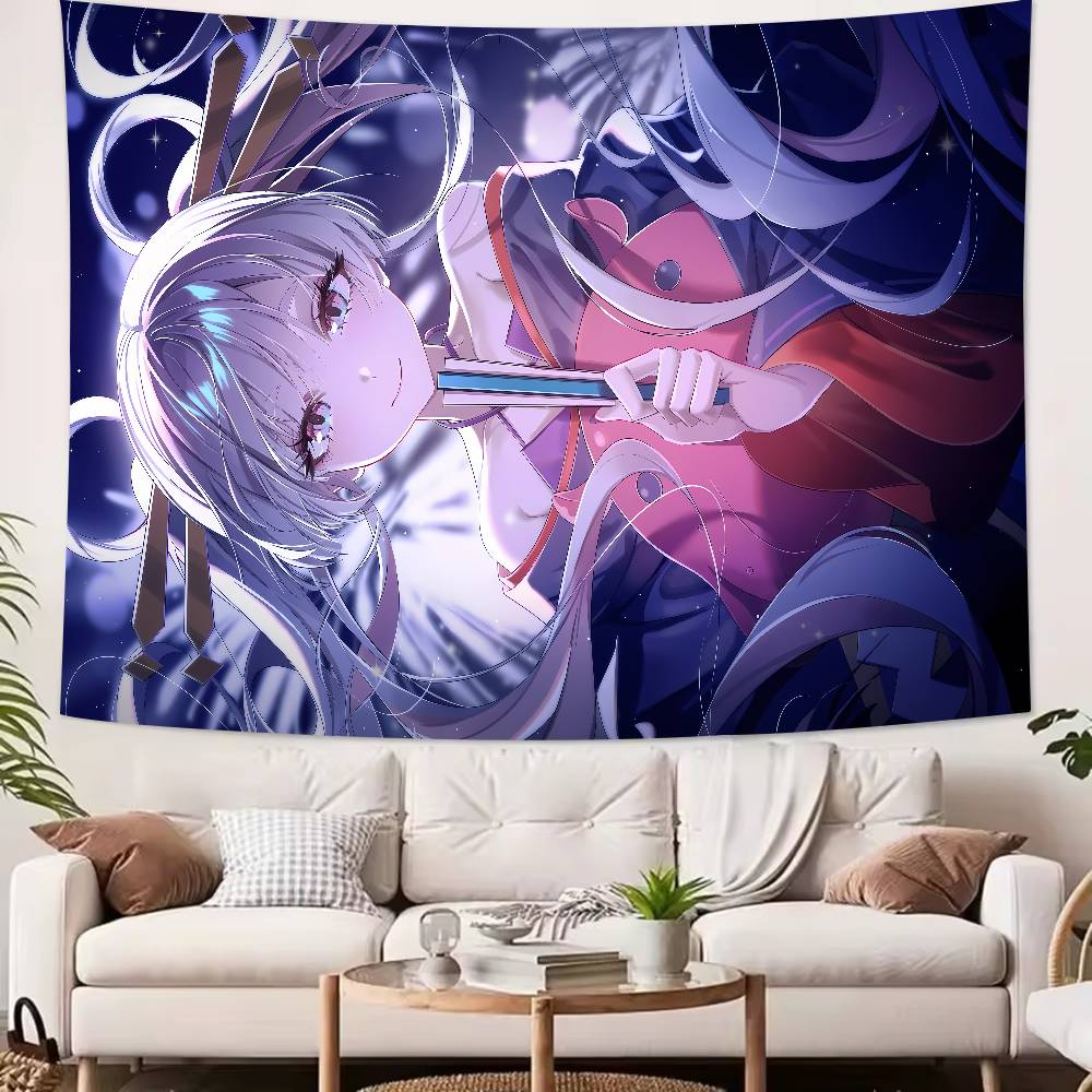 New Cosmic Princess Kaguya Tapestry Decoration Bedroom Dormitory Background Cloth Holiday Home Party Living Room Club Tapestry