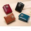 Exquisite Mini Lipstick Makeup Bag with Mirror Portable Cosmetic Pouch for Women Girls Headphone Key Makeup Storage Case