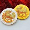 Chinese Qilin animal gold coins, painted commemorative medals, Hundred Blessings gold coins, coins, decorative commemorative coins