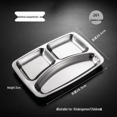 Morona 304 Stainless Steel Divided Lunch Tray