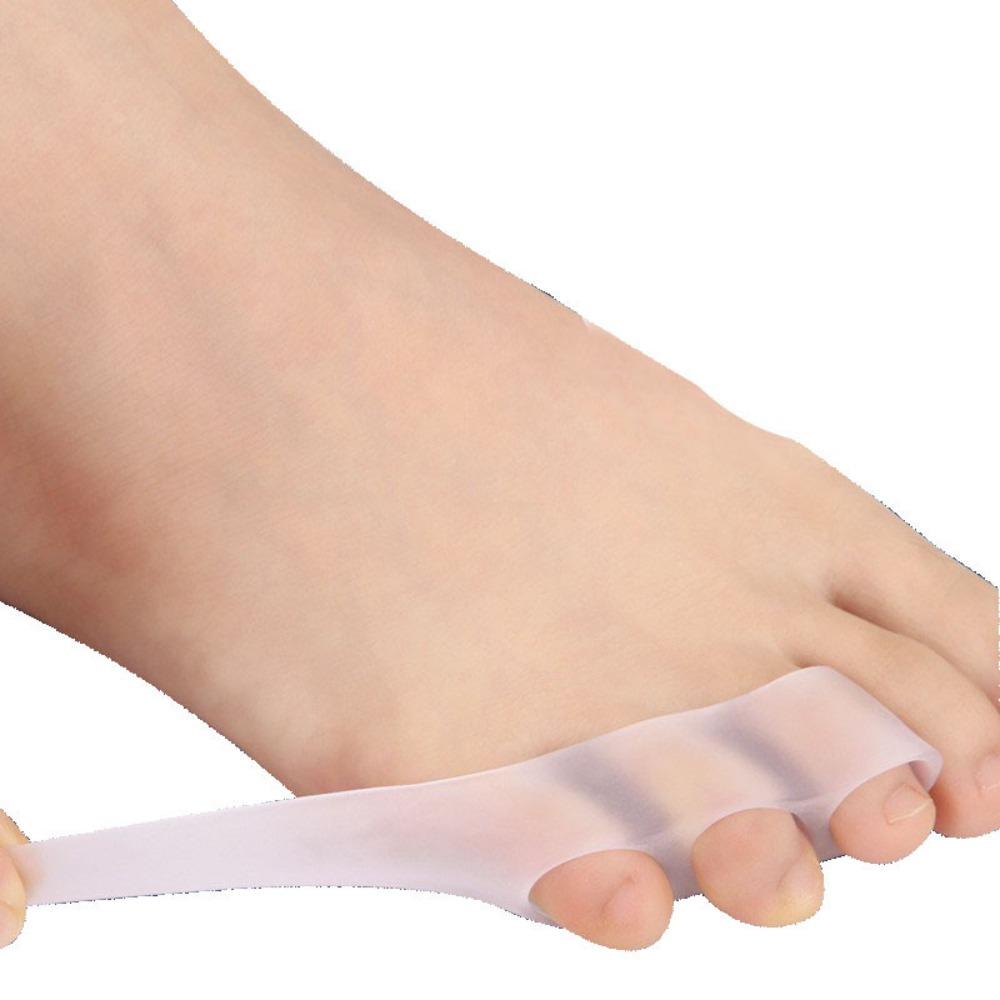 2Pcs Little Toe Fit Toe Toe Separate Protector Three-Hole Design Bunion Corrector Bunion