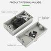 Enclosed Motor Disconnect Switch 63A 2 Pole IP66 Water Proof Industrial Outdoor Heavy Duty Breaker Box for Generator Boat