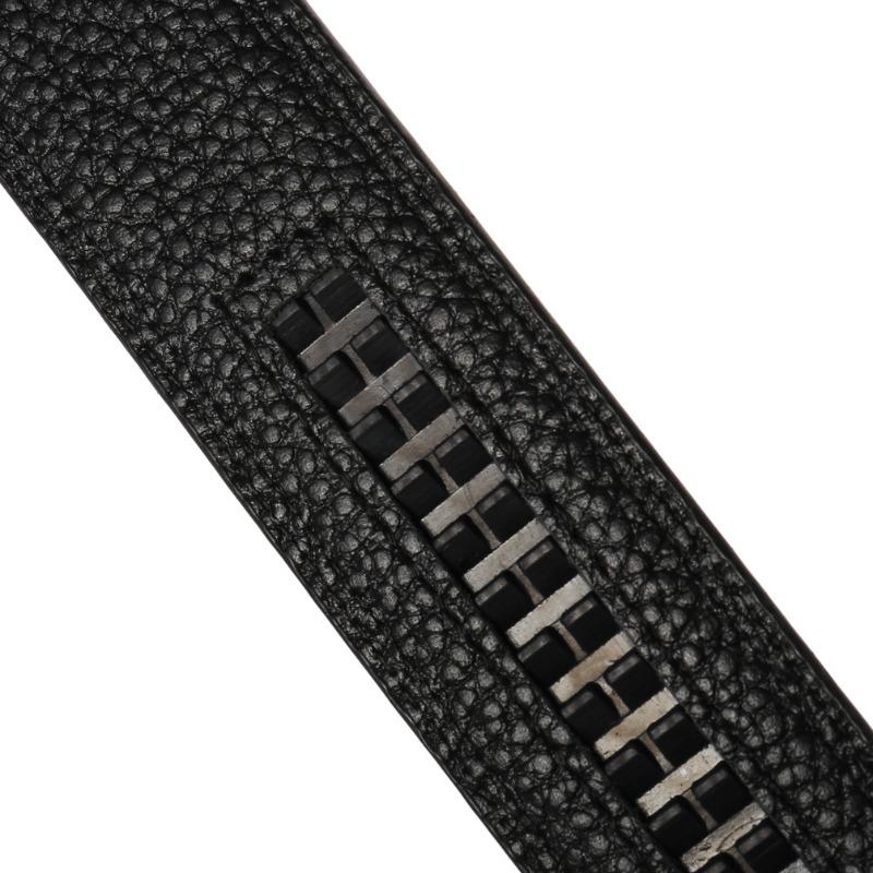 Alloy Automatic Buckle Top Grain Leather Belt - Men's Leather Belt - Genuine Leather Belt