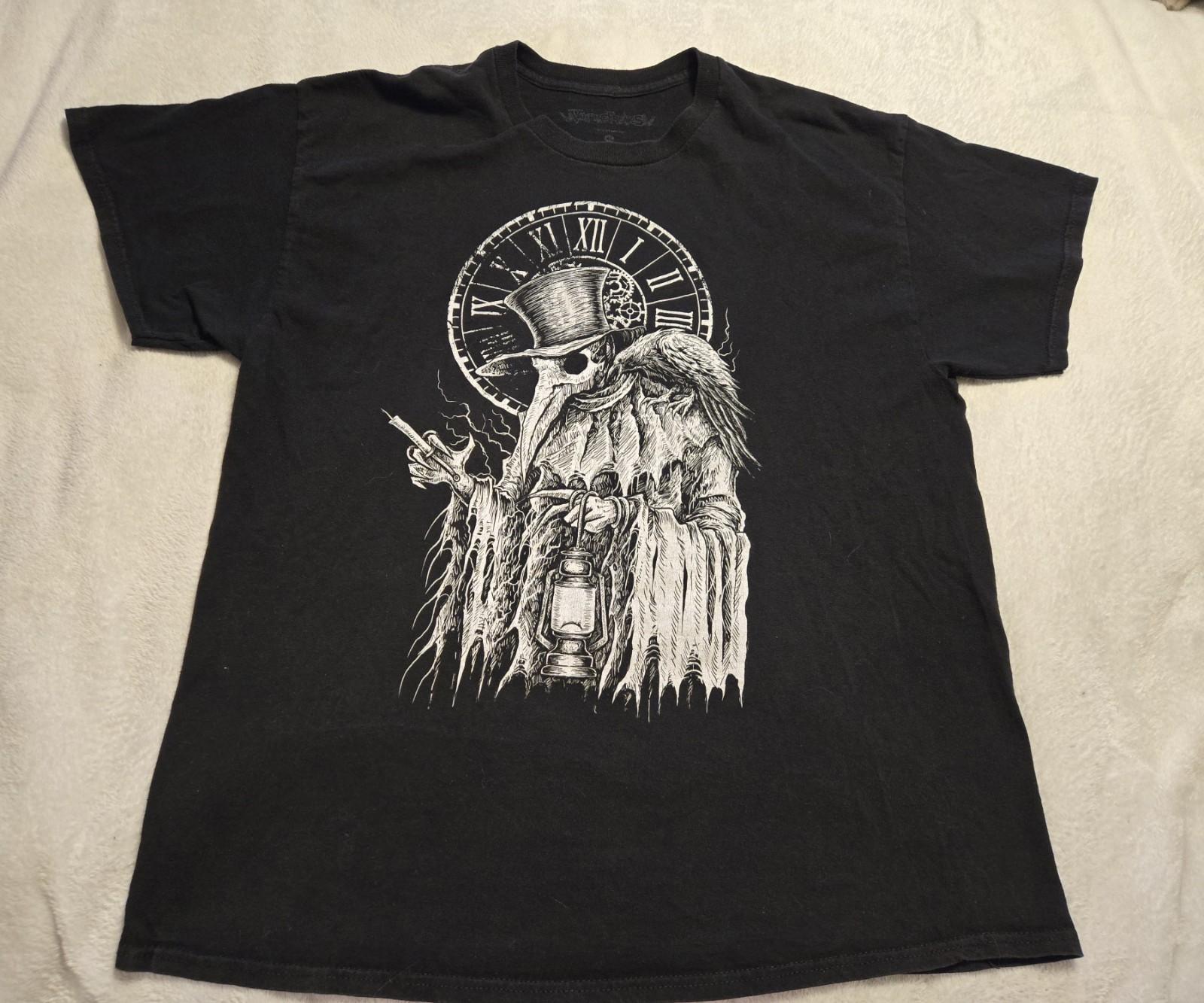 Vampire Freaks Plague Black Graphic Short Sleeve T Shirt Adults XL Gothic Unisex T-Shirt XXL