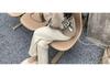 Women's Korean Style Wool Cardigan: 100% Cashmere, Round Neck, Loose Fit for Autumn/Winter
