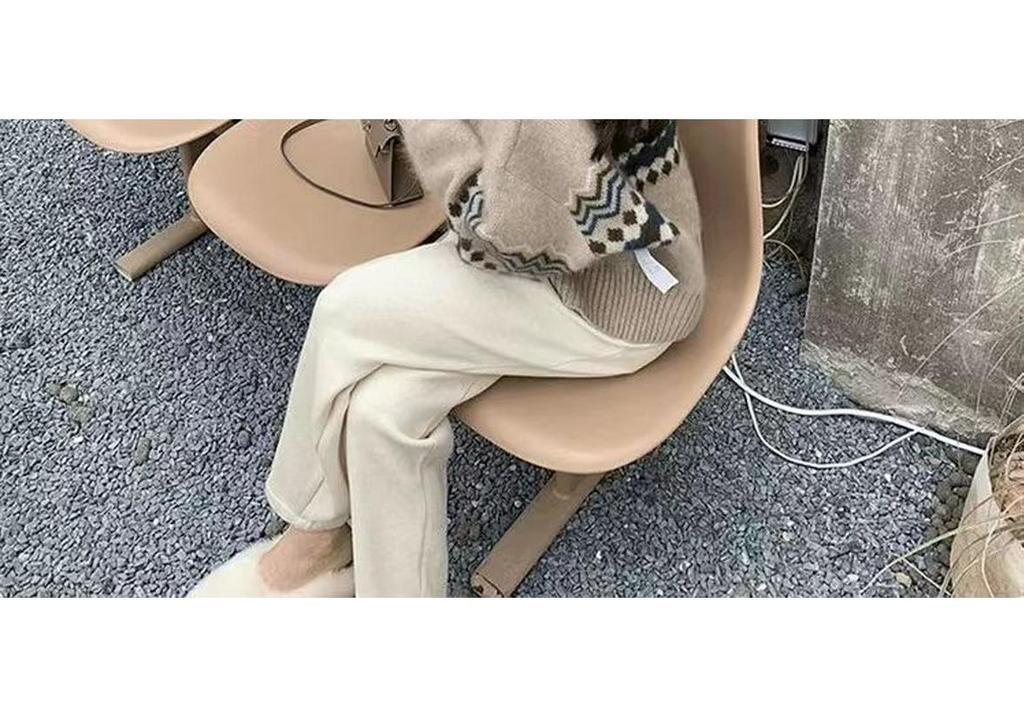 Women's Korean Style Wool Cardigan: 100% Cashmere, Round Neck, Loose Fit for Autumn/Winter