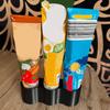 For Mustard, Mayo, Tomato Paste Etc Refrigerator Tube Storage Rack Fridge Plastic Tube Holder Storage Box Space-Saving