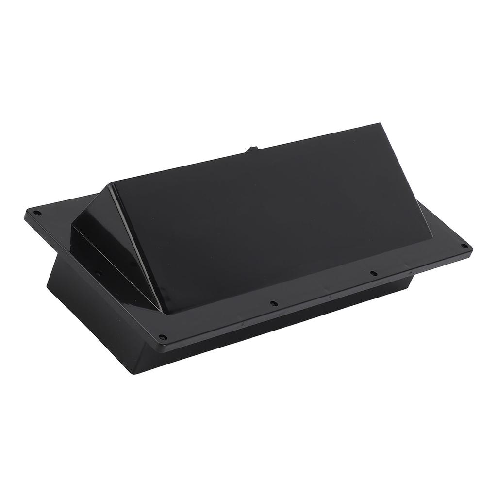 RV Range Hood Vent Cover with Lockable Clip Exterior Vent Cover for RV Trailer Boat Marine Yacht Black