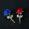 Flower Rose Trendy Jewelry Pin Accessory With Alloy Material For Formal Attire