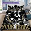 Custom Name Collingwood Pattern Bedding uilt Set uilt Cover Pillowcase Home Decoration Birthday Gift (1*duvet cover+2*pillowcase without core)