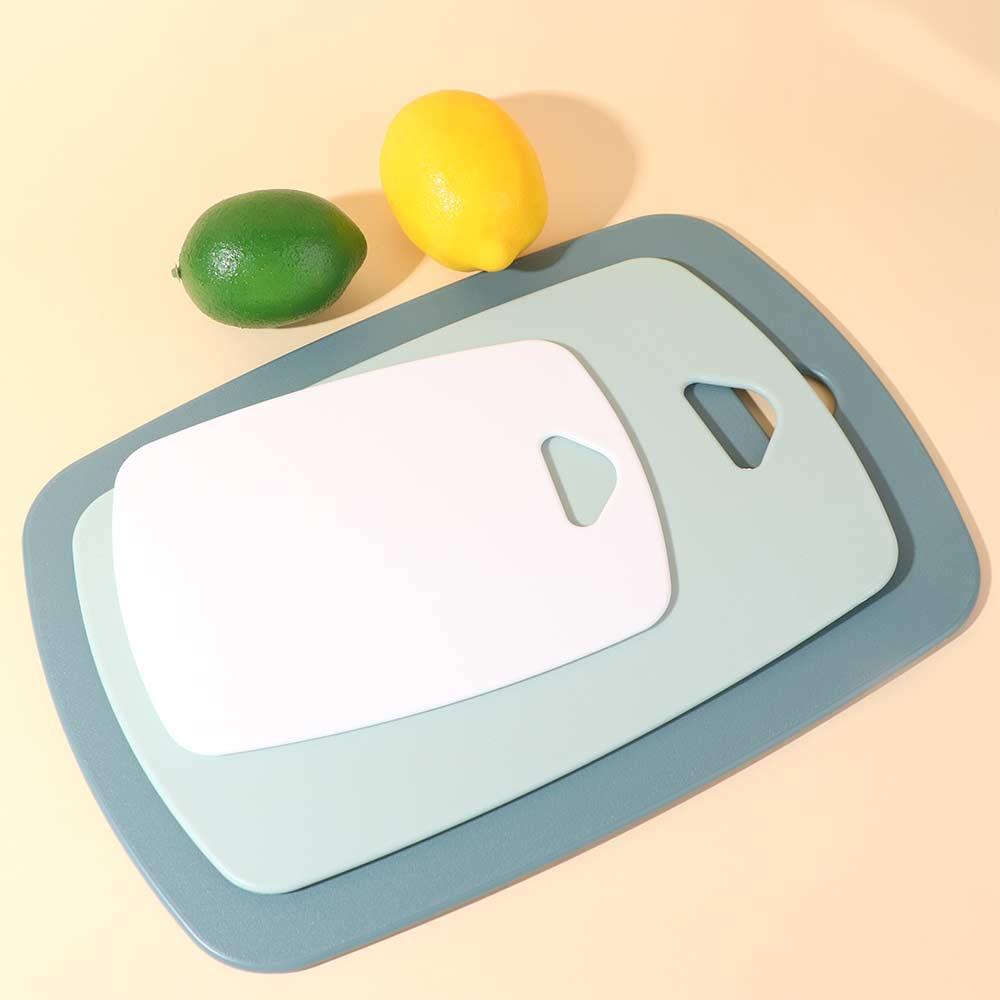 3PCS/SET Non-Slip Double Sided Cutting Board Odor-Resistant PP Cutting Board  Kitchen Use
