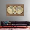 Vintage The World Map Posters and Prints Wall Art Pictures Painting for Office,Home Decoration