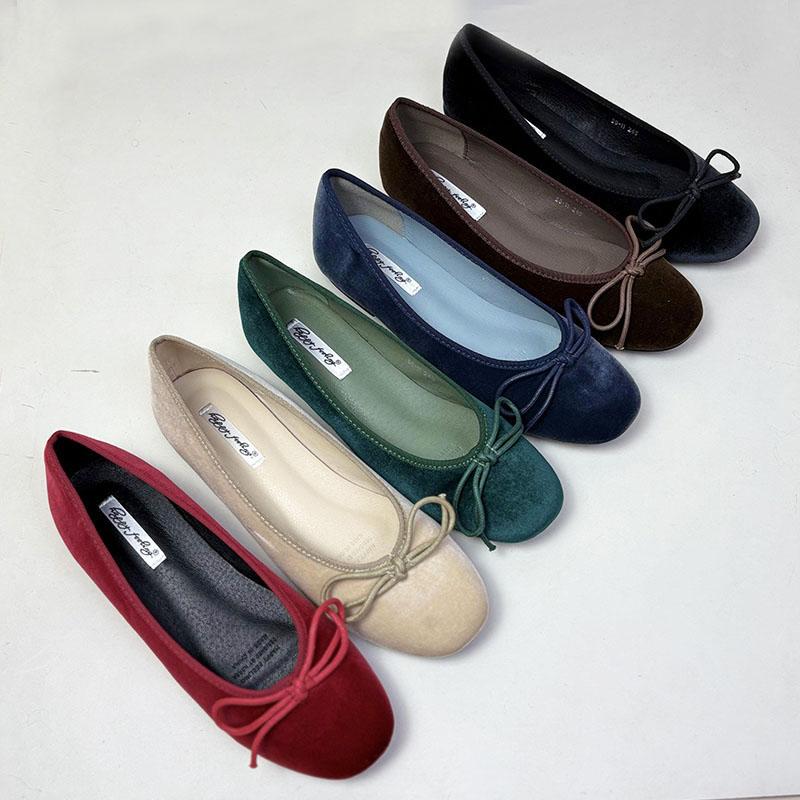 Fashion Female Soft Footwear Flats Women Lolita Shoes New In Spring Summer Fashion Butterfly-Knot Ladies Ballet Flats Dance Shoes