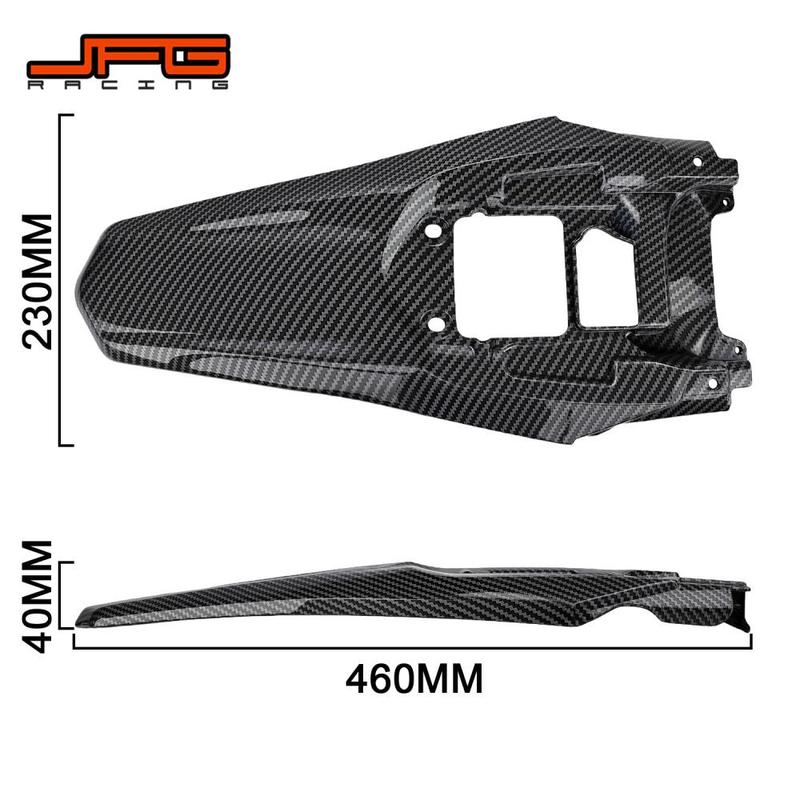 Rear Fender Motorcycles Accessories PP Carbon Fiber Pattern Mudguard High Strength For Surron Ultrabee Electric Dirt Bike