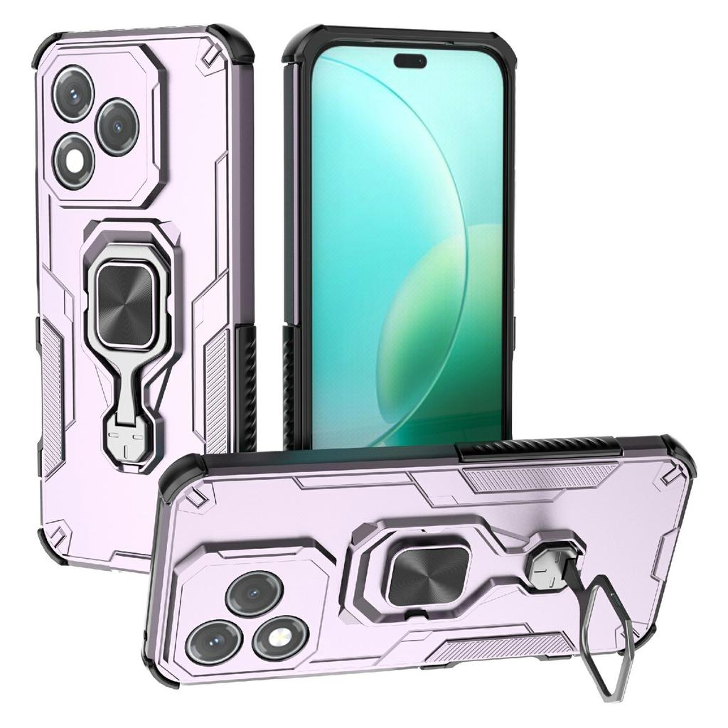 For Honor 400 Lite Case Rotatable Ring Kickstand PC+TPU Shockproof Phone Cover
