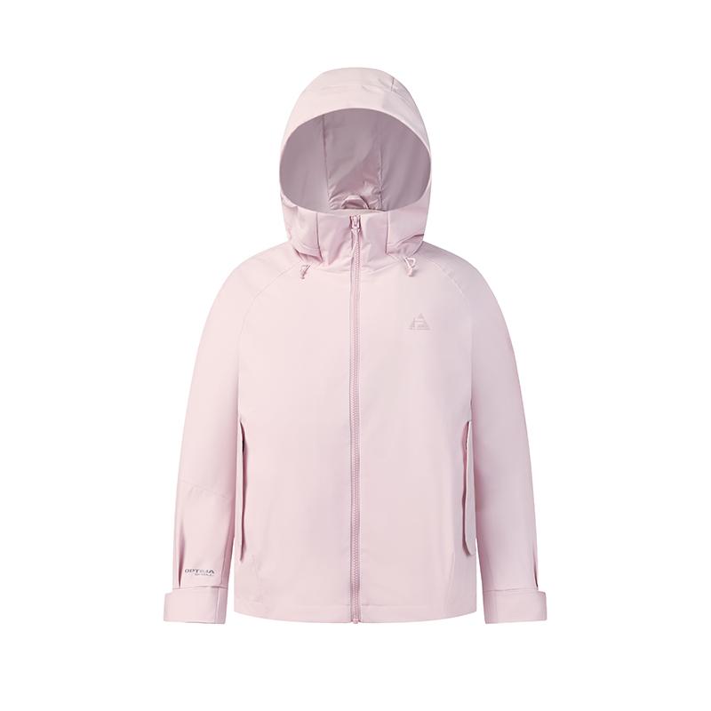 FILA Explore Breathable Shell Trendy Fashion Minimalist Casual Sports Outdoor Versatile Hooded Woven Jacket Women jackets Red Purple A11W617701FPU