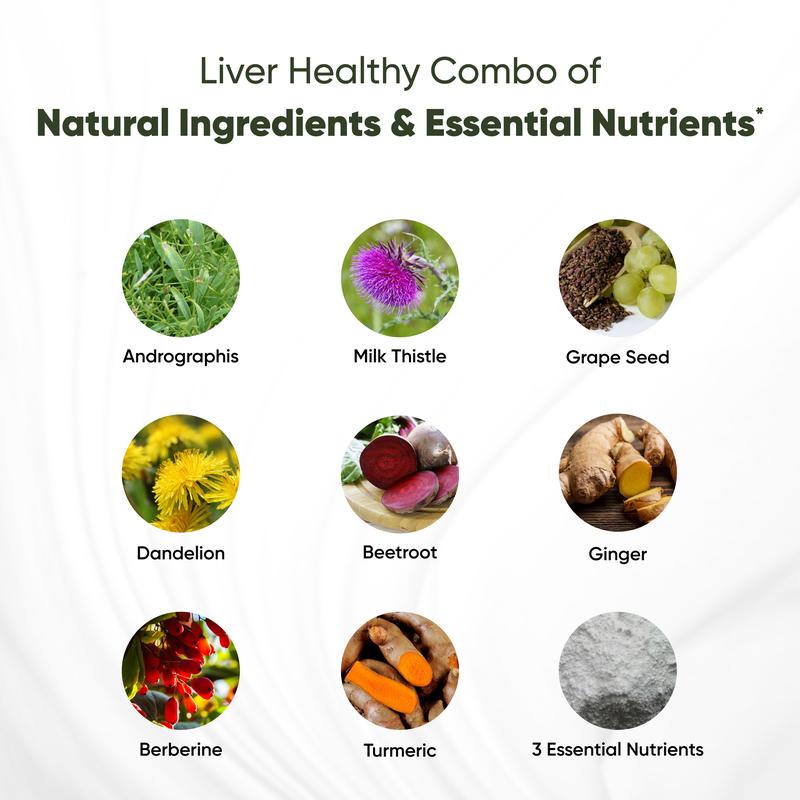Liver Cleanse & Detox Formula with Milk Thistle & Turmeric – 11 Ingredients