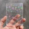 10Pcs Holographic Laser Clear Photocard Sleeves Waterproof Pvc Card Protector For Kpop Idol Photo Collecting Diy Scrapbook Decor