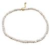 Barocker Süßwasserperlen-Choker - französischer Chic, elegant, minimalistisch, Alltagsstil