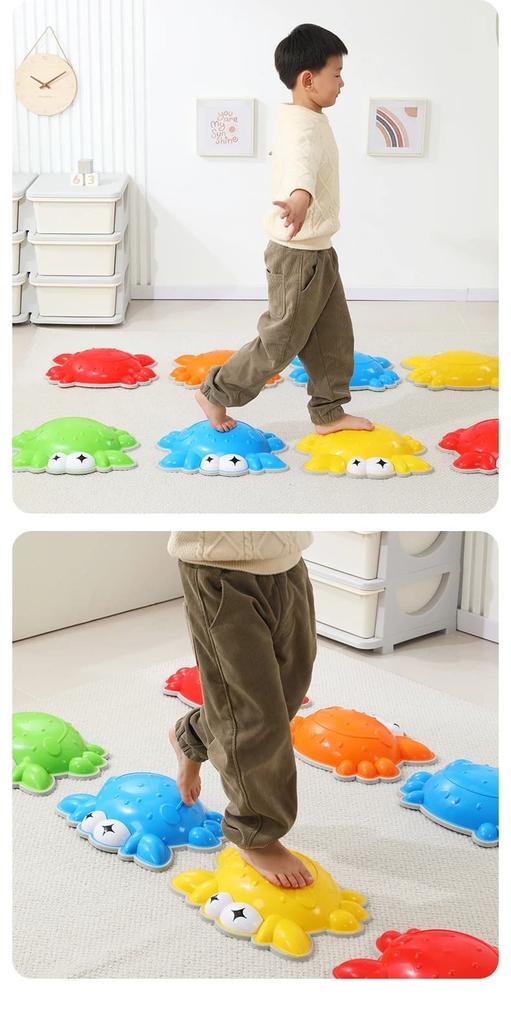 Sensory Path River Stones Crab - Yellow