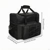 Bowling Bag with Shoe Compartment Smooth Zipper Duffel Padded for Bowlers, Athletes,