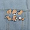 Cuteness Capybara Brooch Adorable Animal Pin Stylish Lapel Pin Alloy Texture Suitable for Backpack and Cloth Decoration