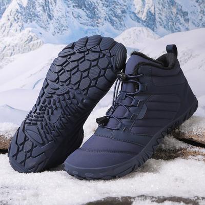 Mode Hohe Schneestiefel Winter Baumwollschuhe Damen Herren Plüsch Warm Outdoor Wandern Sneaker Rutschfest Sportschuhe